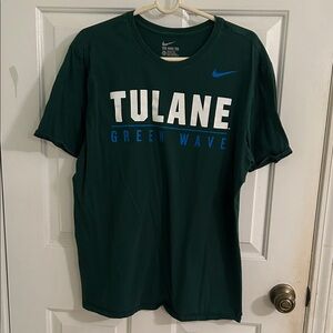 Nike Dark Green Tulane Tee